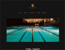 Tablet Screenshot of coralcanopy.com